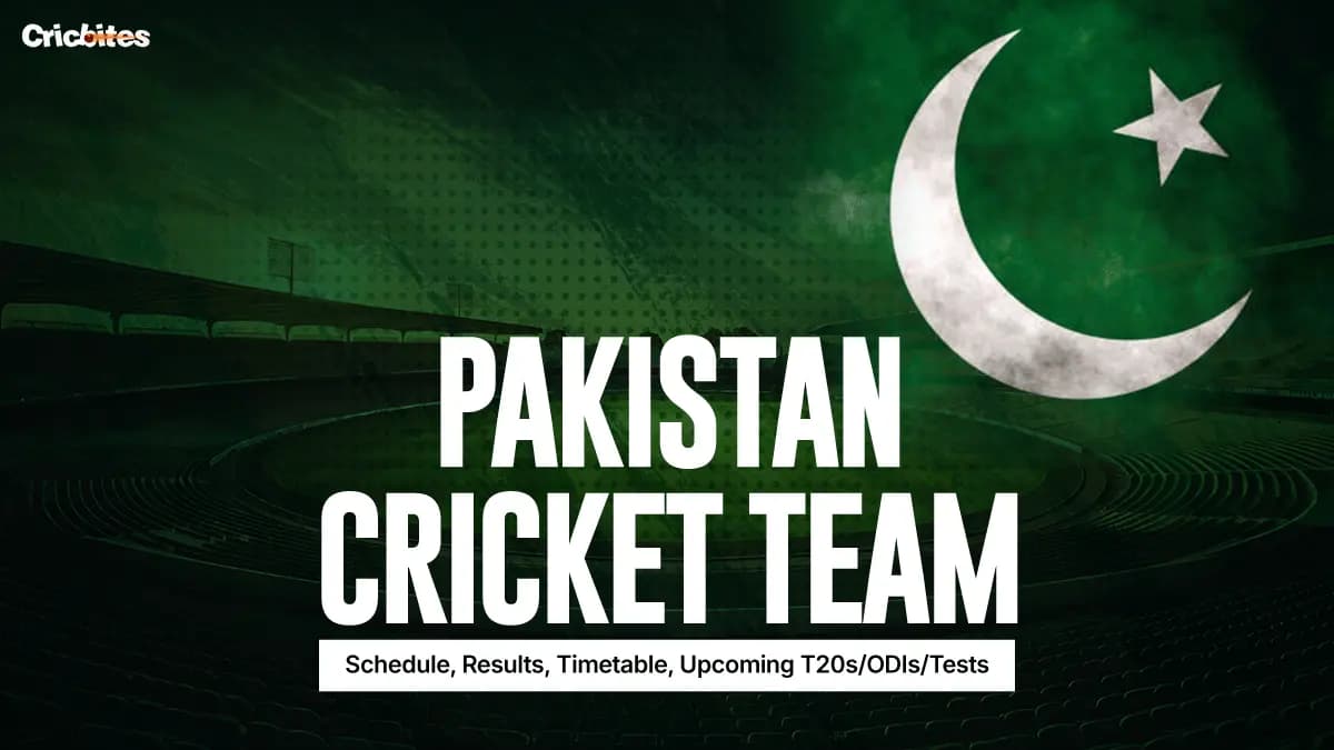 Pakistan Cricket Team Schedule, Results, Timetable, Upcoming T20s/ODIs/Tests
