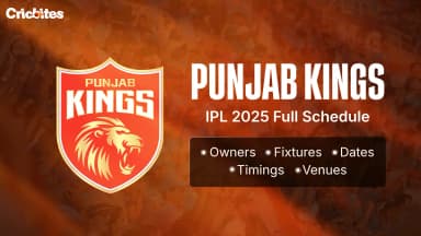 Punjab Kings IPL 2025 Full Schedule: Owners, Fixtures, Dates, Timings, Venues