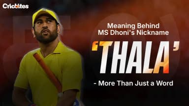 Meaning Behind MS Dhoni’s Nickname ‘Thala’ – More Than Just a Word