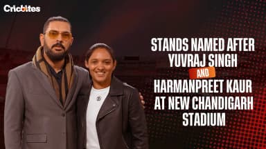 Stands Named After Yuvraj Singh And Harmanpreet Kaur At New Chandigarh Stadium
